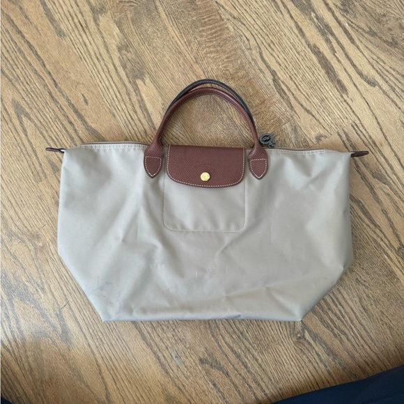Longchamp Le Pliage Tote Bag Purse Original Tan - Picture 9 of 9